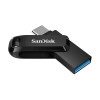 Pendrive SanDisk Ultra Dual GO SDDDC3-064G-G46 (64GB; USB 3.0, USB-C; kolor czarny)-22446952