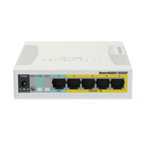 MikroTik RB260GSP Switch CSS106-1G-4P-1S, 5x RJ-2240442