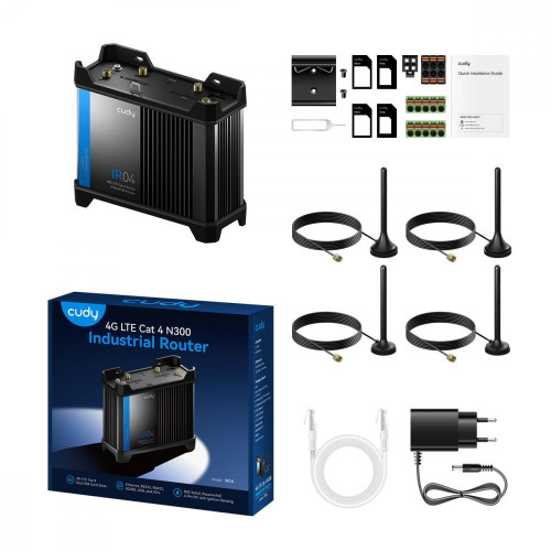 Router IR04 4G LTE Cat4 Industrial Router-22425597