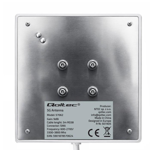 Antena 4G 5G LTE | 9dBi | kierunkowa | zewnętrzna | SMA | wodoodporna | 3m-22427862