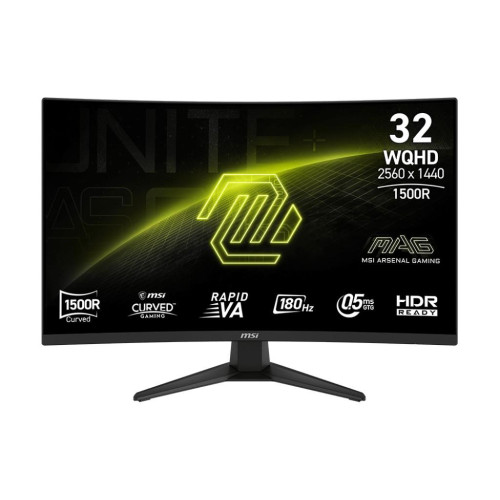 Monitor MAG 321CQF E18 31.5 cala LED/WQHD/LED/Curved/180Hz/czarny