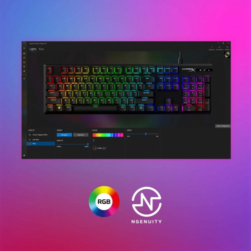 Klawiatura Alloy Origins PBT HX Red Gaming 639N3AA#ABA-22427985