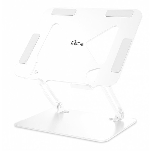 Podstawka pod laptopa, regulowana, ergonomiczna 10-17 cali LAPTOP STAND MT2661W (biała)