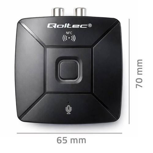 Bezprzewodowy transmiter odbiornik Audio HiFi Home&Car | Bluetooth 6.0 | NFC | 2 x RCA | 1 x AUX MiniJack 3.5mm | Mikrof
