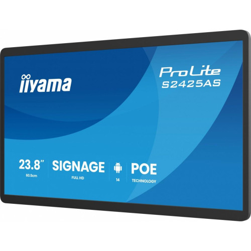 Monitor 23.8 cala ProLite S2425AS-B1 IPS,FHD,A14,24/7,RJ45, iiSignage, WI-FI-22429515