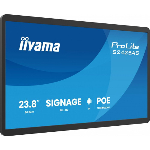 Monitor 23.8 cala ProLite S2425AS-B1 IPS,FHD,A14,24/7,RJ45, iiSignage, WI-FI-22429516