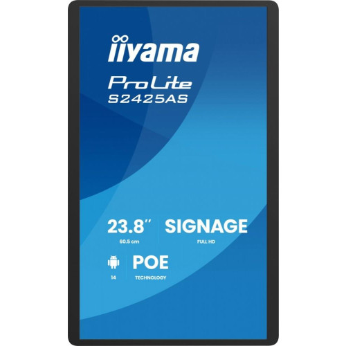 Monitor 23.8 cala ProLite S2425AS-B1 IPS,FHD,A14,24/7,RJ45, iiSignage, WI-FI-22429517