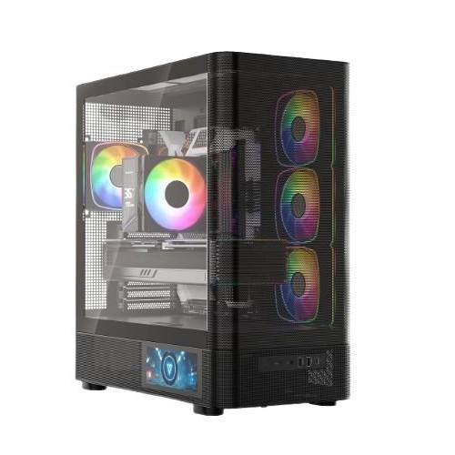 Obudowa Volcano AQ400 ARGB MIDI BLACK