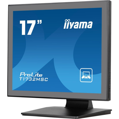 Monitor IIYAMA T1732MSC-B1S 17inch PCAP Bezel Free Front 10P Touch 1280x1024-22514356