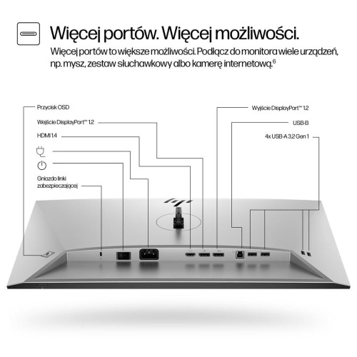 MONITOR HP LED 23,8”S7 Pro 724pf (8X530AA) 100Hz-22543513