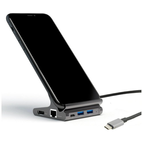 Podstawka tablet/smartphone 7w1 DeX 2xUSB-C/ 2xUSB-A/ HDMI/SD/ microSD/ RJ45-22561454
