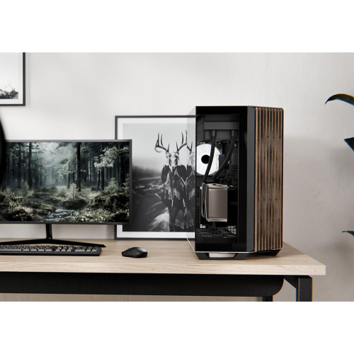 Obudowa PC APNX V1, Midi-Tower, ATX, Tempered Glass, Holz, schwarz-22580884