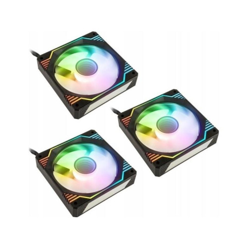 Kolink Umbra X 120mm ARGB High Performance PWM Fan Triple Pack -