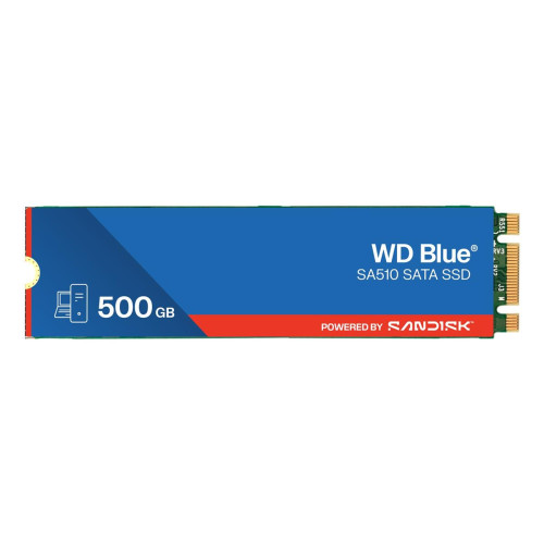 Dysk SSD WD 500GB BLUE WDS500G3B0B M.2 SA510 2280/SATA III 6GB/S