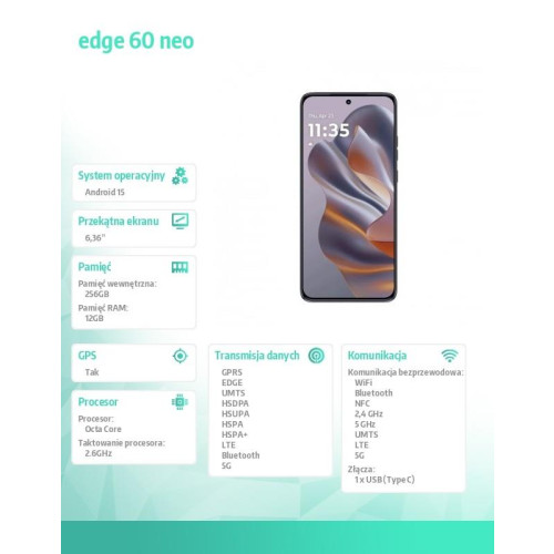 Smartfon edge 60 neo Grisaille (szary)-22631059