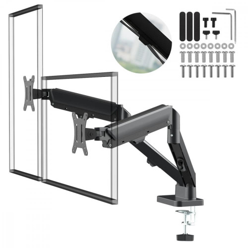 Uchwyt na 2 monitory 2-10 kg MC-134 17-32 cale-22631296