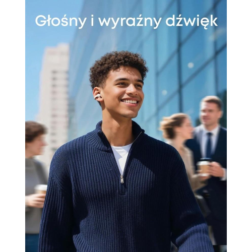 Słuchawki bezprzewodowe Bluetooth C50i białe-22631595
