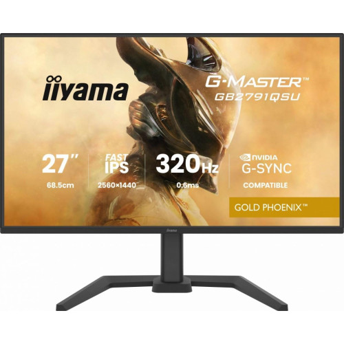 Monitor 25 cali GB2791QSU-B1 0.6ms,DP,2xHDMI 2.1 ,320Hz, Fast IPS, WQHD,350 cd/m2, USB HUB x4 (2x Type-A, 2x Type-C), G-SYNC compatible - HDMI: 2