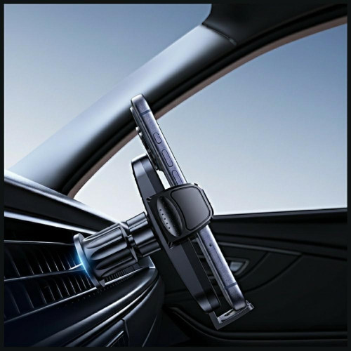 Uchwyt samochodowy ZJ085 do kratki czarny-22632163