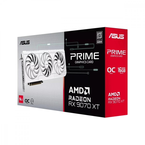 Karta graficzna Radeon RX 9070 XT PRIME OC WHITE 16GB GDDR6 256bit 3DP/HDMI-22632216
