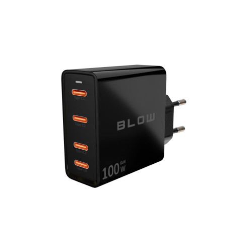 BLOW ŁADOWARKA SIECIOWA GNIAZDO USB-CX4 PD 100W GAN CZARNA-22648900