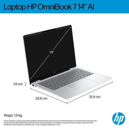 HP OmniBook 7 AI 14-fr0003nw Ultra 5 225U 14