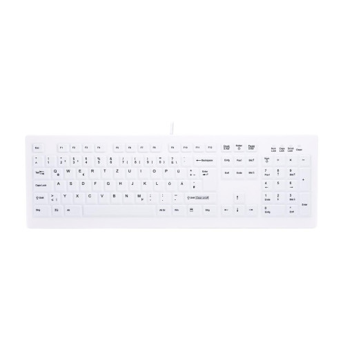 CHERRY AK-C8100F-U1-W/GE klawiatura Medyczna USB QWERTZ Niemiecki Biały-22768550