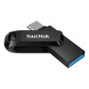 Pendrive SanDisk Ultra Dual GO SDDDC3-064G-G46 (64GB; USB 3.0, USB-C; kolor czarny)-22806005
