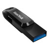 Pendrive SanDisk Ultra Dual GO SDDDC3-128G-G46 (128GB; USB 3.0, USB-C; kolor czarny)-22806040