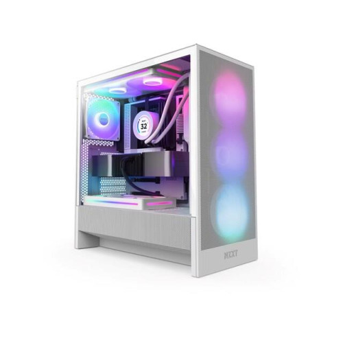 NZXT H5 Flow RGB Midi Tower Biały