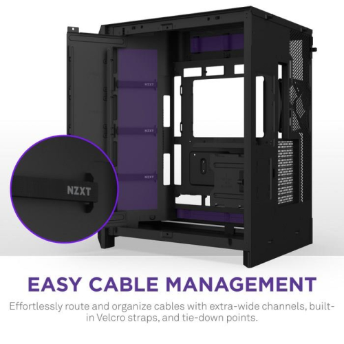 NZXT OBUDOWA H9 FLOW RGB+ MIDI TOWER Z OKNEM CZARNA-22881003
