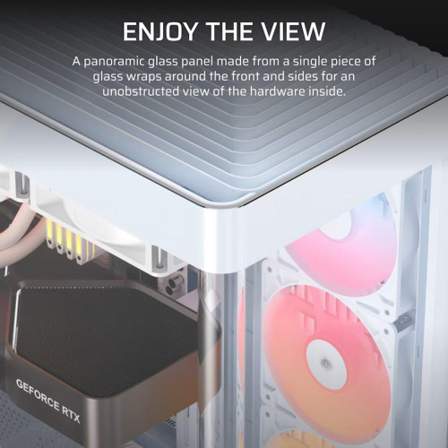 Obudowa Corsair FRAME 4500X RS-R ARGB Tempered Glass Mid-Tower, White-22881077