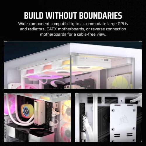 Obudowa Corsair 3500X LXR LINK Tempered Glass Mid-Tower, White-22881140