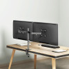Uchwyt do monitora 2x 17-32',10kg max na ramie-22962861