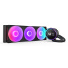 NZXT Kraken Elite 420 RGB Procesor Chłodnica cieczy all-in-one 14 cm Czarny 1 szt.
