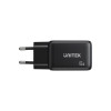 UNITEK ŁADOWARKA SIECIOWA GAN 2X USB-C USB-A ,PD 3.0, 65W, CZARNA-22992174
