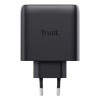 Ładowarka TRUST czarna MAXO GaN 65W 2x USB-C-22992234