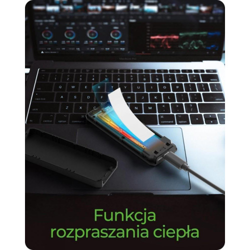Obudowa dysku IB-1805ML-CU31 NVMe M.2 SSD, RGB oświetlenie-22903412