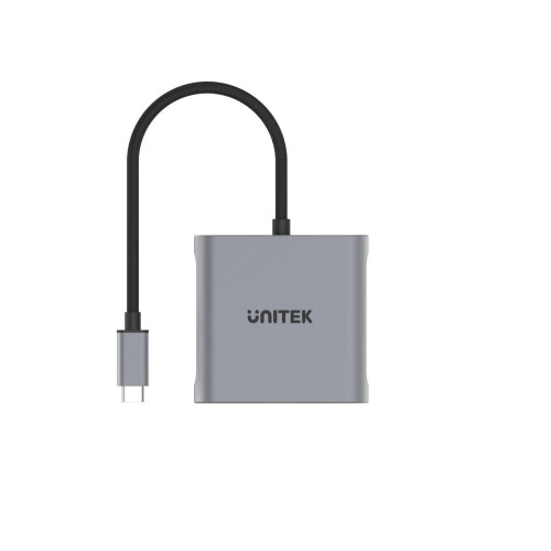 Unitek V1404A Adapter USB-C na 2x port DP 1.4 8K 60Hz-22920016