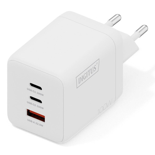 Digitus Ładowarka USB GaN 100W, 2x USB-C, 1x USB-A