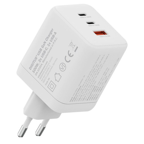 Digitus Ładowarka USB GaN 100W, 2x USB-C, 1x USB-A-22924623