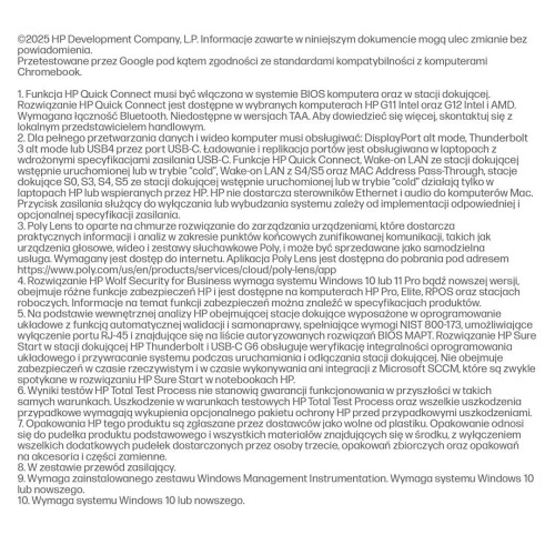 Stacja dokująca + zasilacz HP USB-C Dock G6 100W czarna 9X3V1UT#ABB-22926533