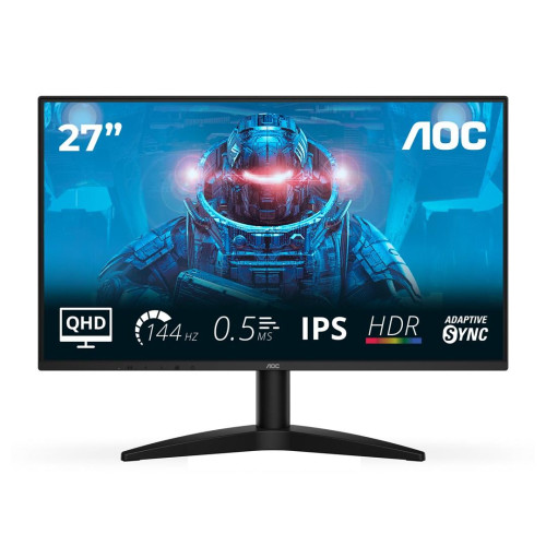 AOC B3 Q27B36X monitor komputerowy 68,6 cm (27") 2560 x 1440 px Quad HD LED Czarny