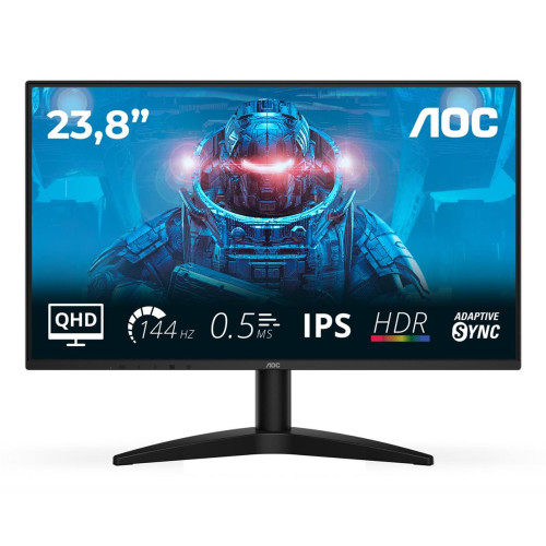 AOC B3 Q24B36X monitor komputerowy 60,5 cm (23.8") 2560 x 1440 px Quad HD LED Czarny