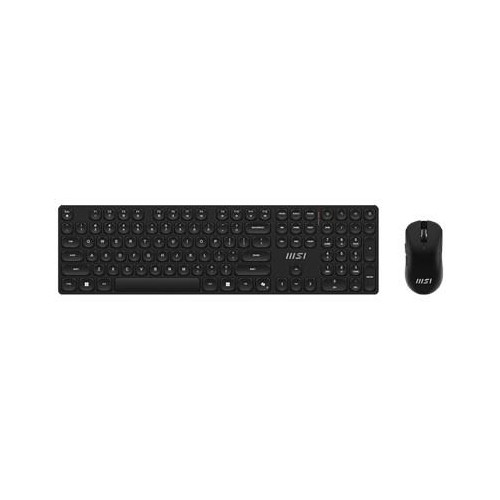 MSI | FORGE K210 | Keyboard and Mouse Set | Wireless | Mouse included | US | Black | Scissor