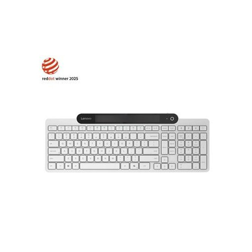 Lenovo 800 Self-Charging Bluetooth Keyboard-US English | Keyboard | Bluetooth | US English | White