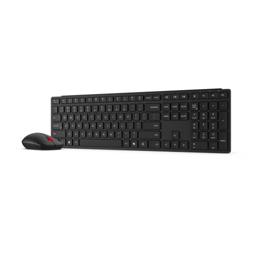 Lenovo 4X31S04848 klawiatura Dołączona myszka Biuro RF Wireless + Bluetooth Belgijski Czarny-22935948