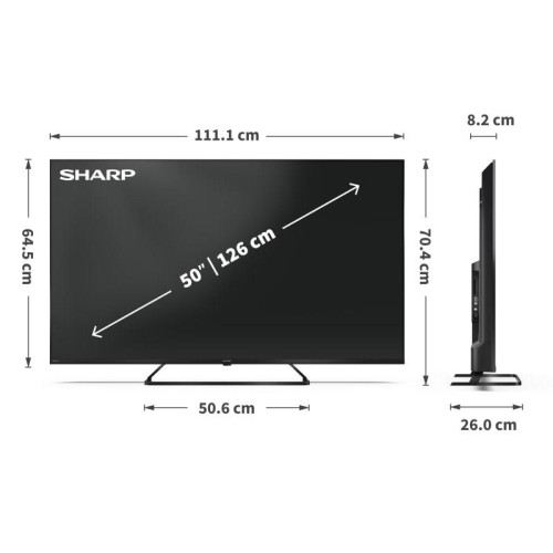 Sharp 50HP6265E Telewizor 127 cm (50