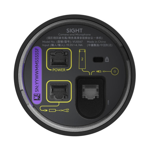 Logitech Sight - grafitowy, rozdz. 3840 x 2160 px, 60 fps, CMOS-22950496