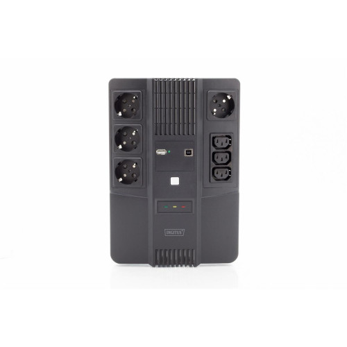 UPS UPS Line-Interactive 800VA/480WAVR 4xSCHUKO 3xIEC C13 1xUSB A 1x USB B RJ45-22952280